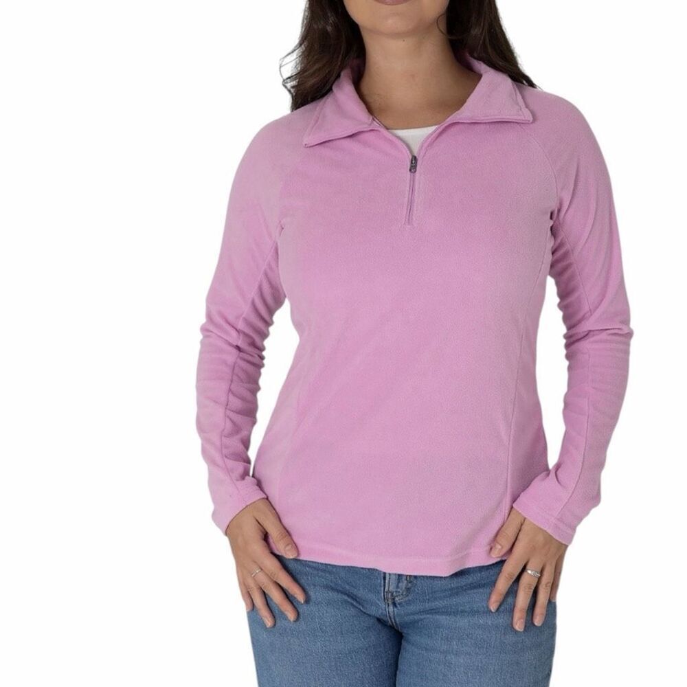 Columbia Women's Glacial IV Half Zip Fleece Color Pink Size Small
